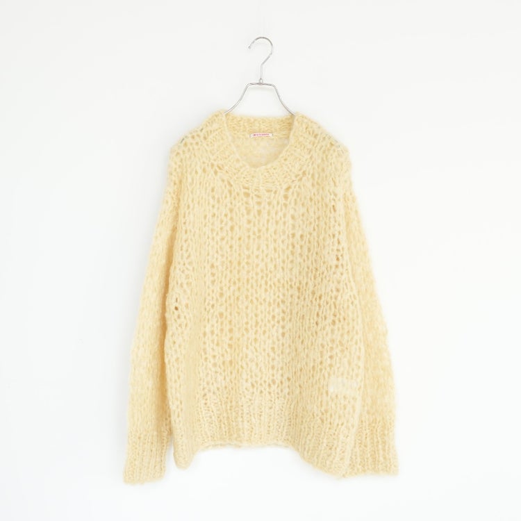 REEVES SWEATER 手編みローゲージプルオーバー