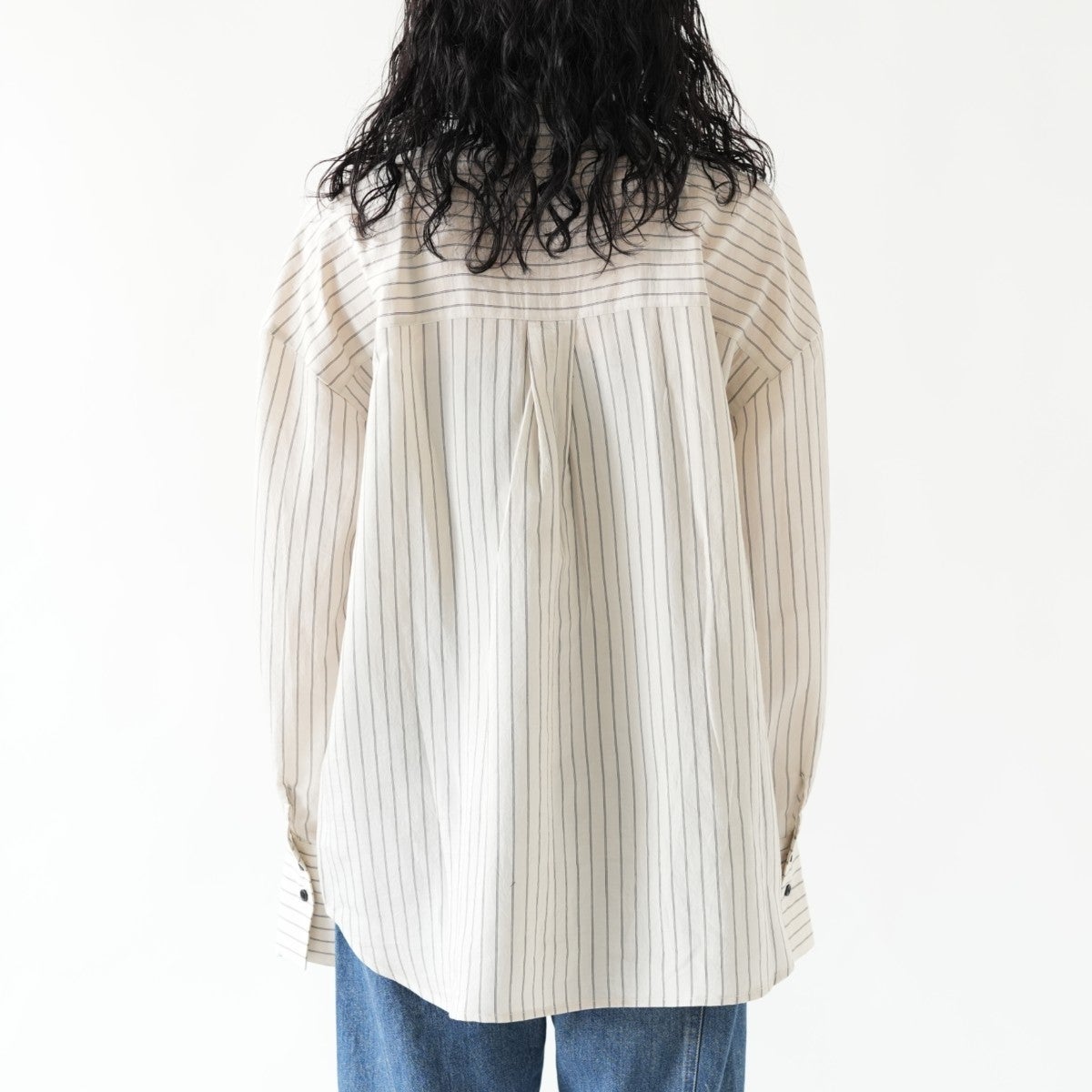 Opencollar Stripe Shirts オープンカラーストライプシャツ