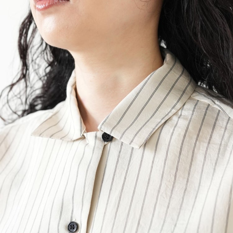 Opencollar Stripe Shirts オープンカラーストライプシャツ