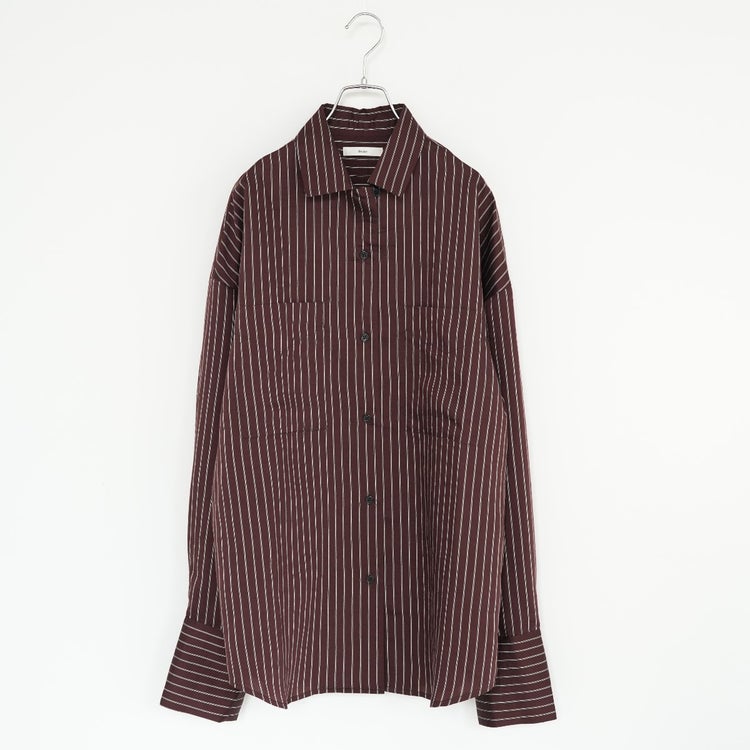 Opencollar Stripe Shirts オープンカラーストライプシャツ