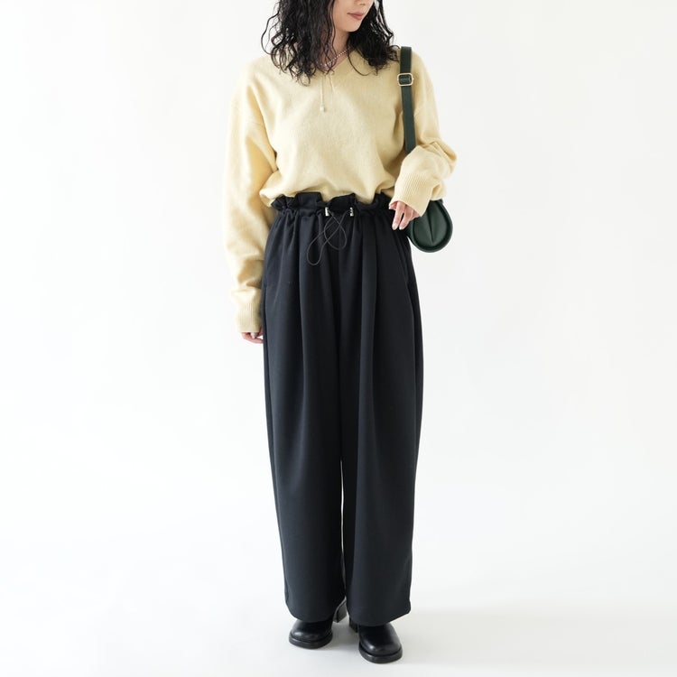 Wool Vneck Knit ウールVネックニット