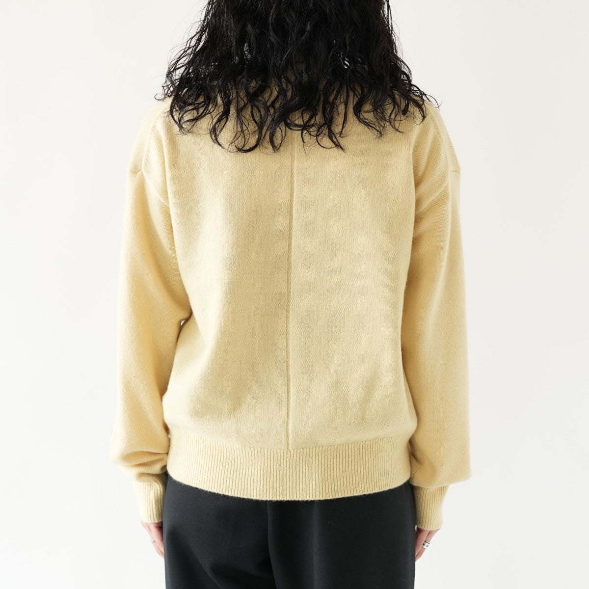 Wool Vneck Knit ウールVネックニット