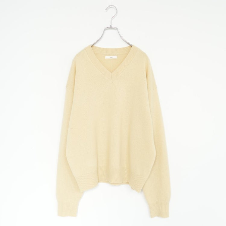 Wool Vneck Knit ウールVネックニット