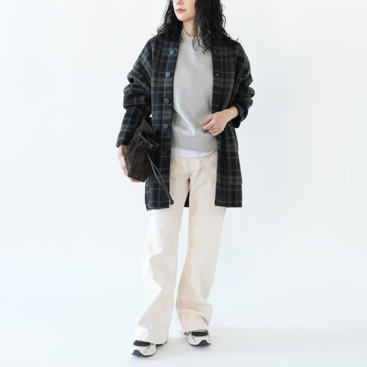 THORNE COAT ボイルドウール ハーフコート