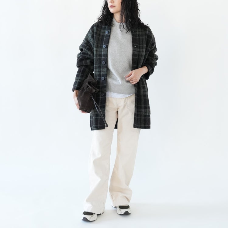 THORNE COAT ボイルドウール ハーフコート