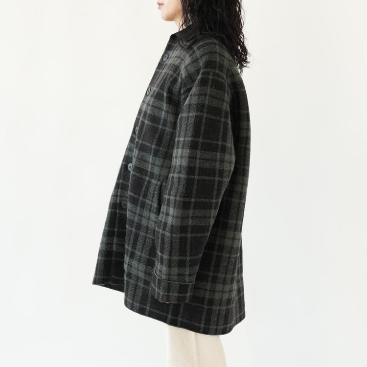THORNE COAT ボイルドウール ハーフコート