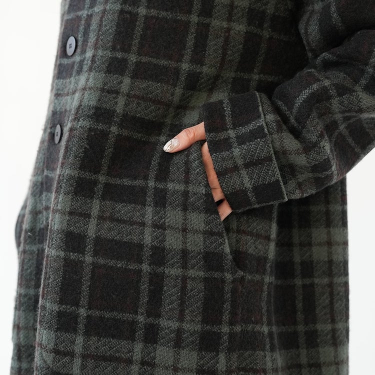 THORNE COAT ボイルドウール ハーフコート