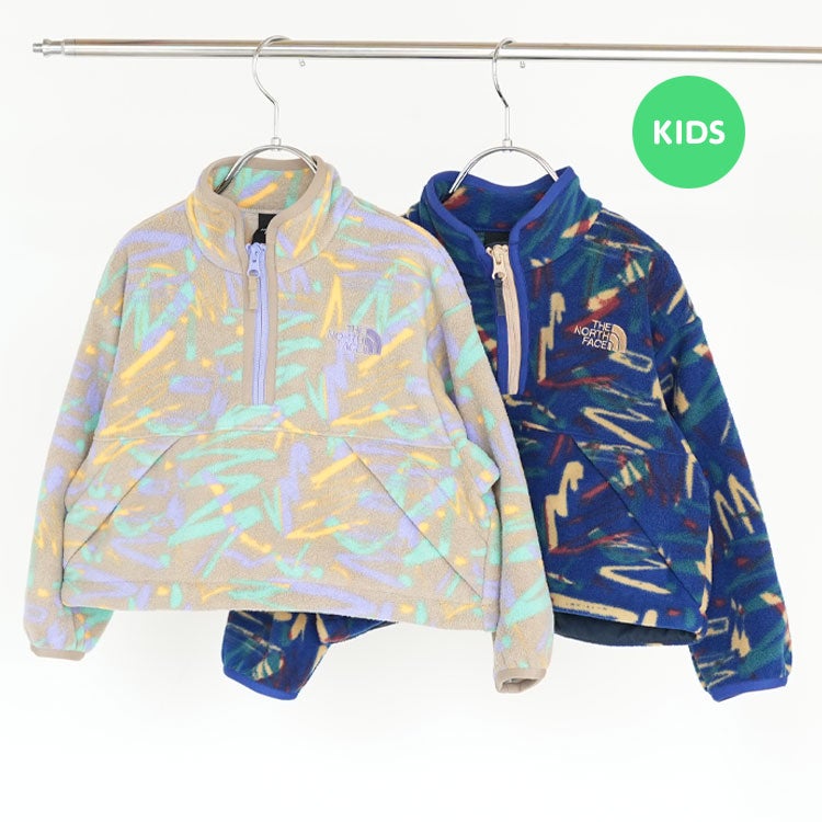 T Traj Fleece Halfzip トドラー トラッジフリースハーフジップ