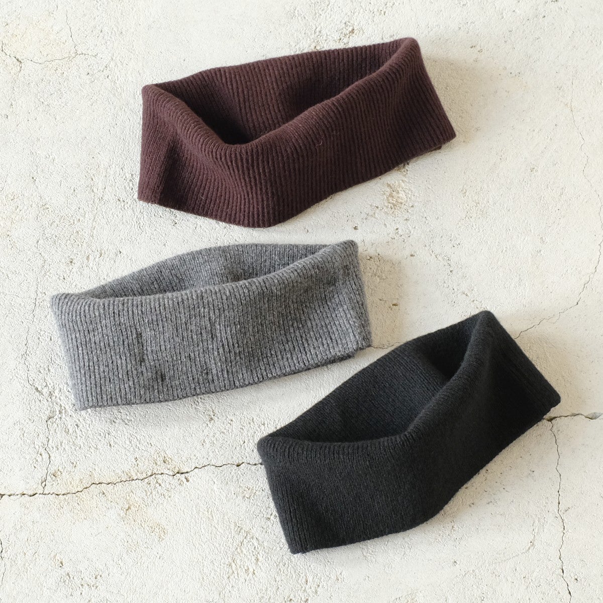 CASHMERE MIX HAIR BAND カシミアミックスヘアバンド