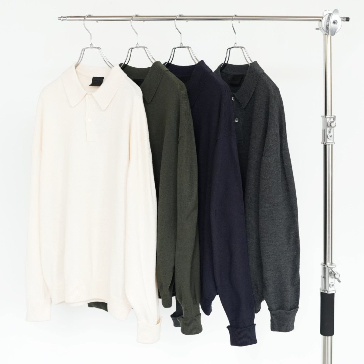 TECH KNIT POLO L/S Brewed Protein テックニットポロ ロングスリーブ ブルードプロテイン