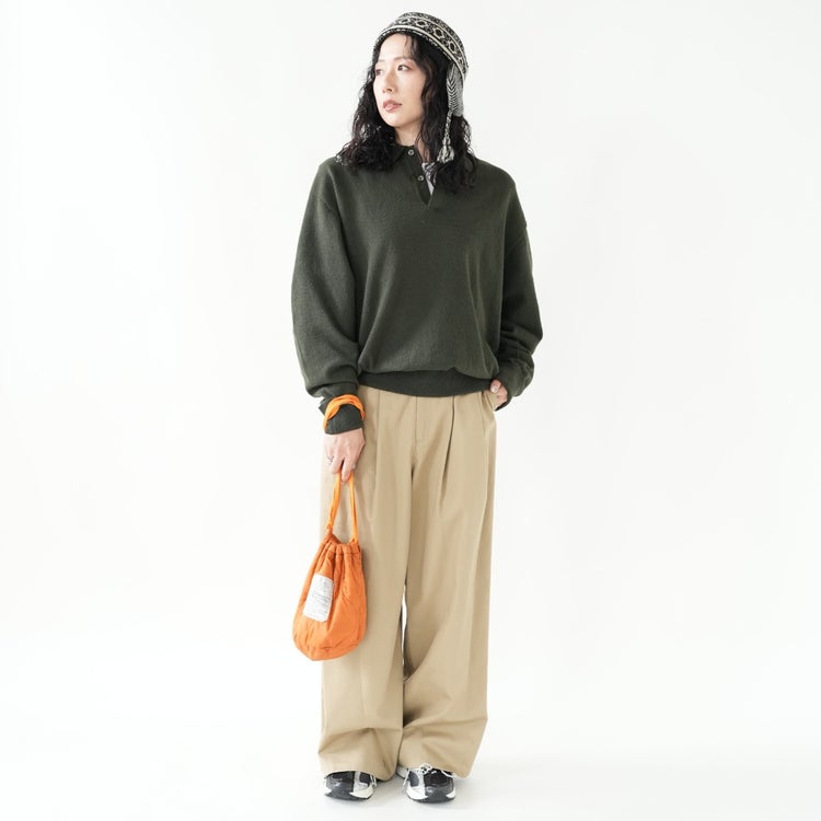 TECH KNIT POLO L/S Brewed Protein テックニットポロ ロングスリーブ ブルードプロテイン