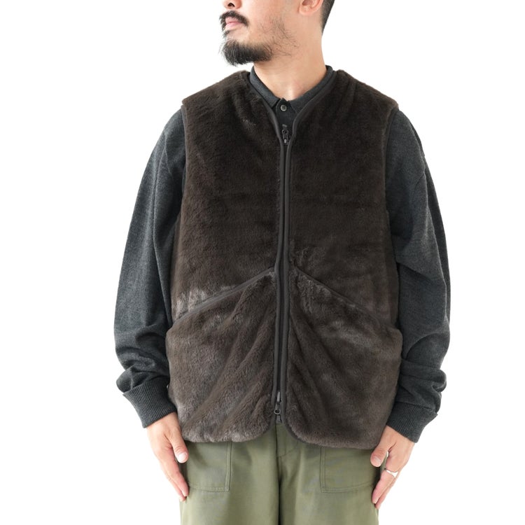 TECH BRITISH HUNTER FUR VEST テックブリティッシュハンターファーベスト
