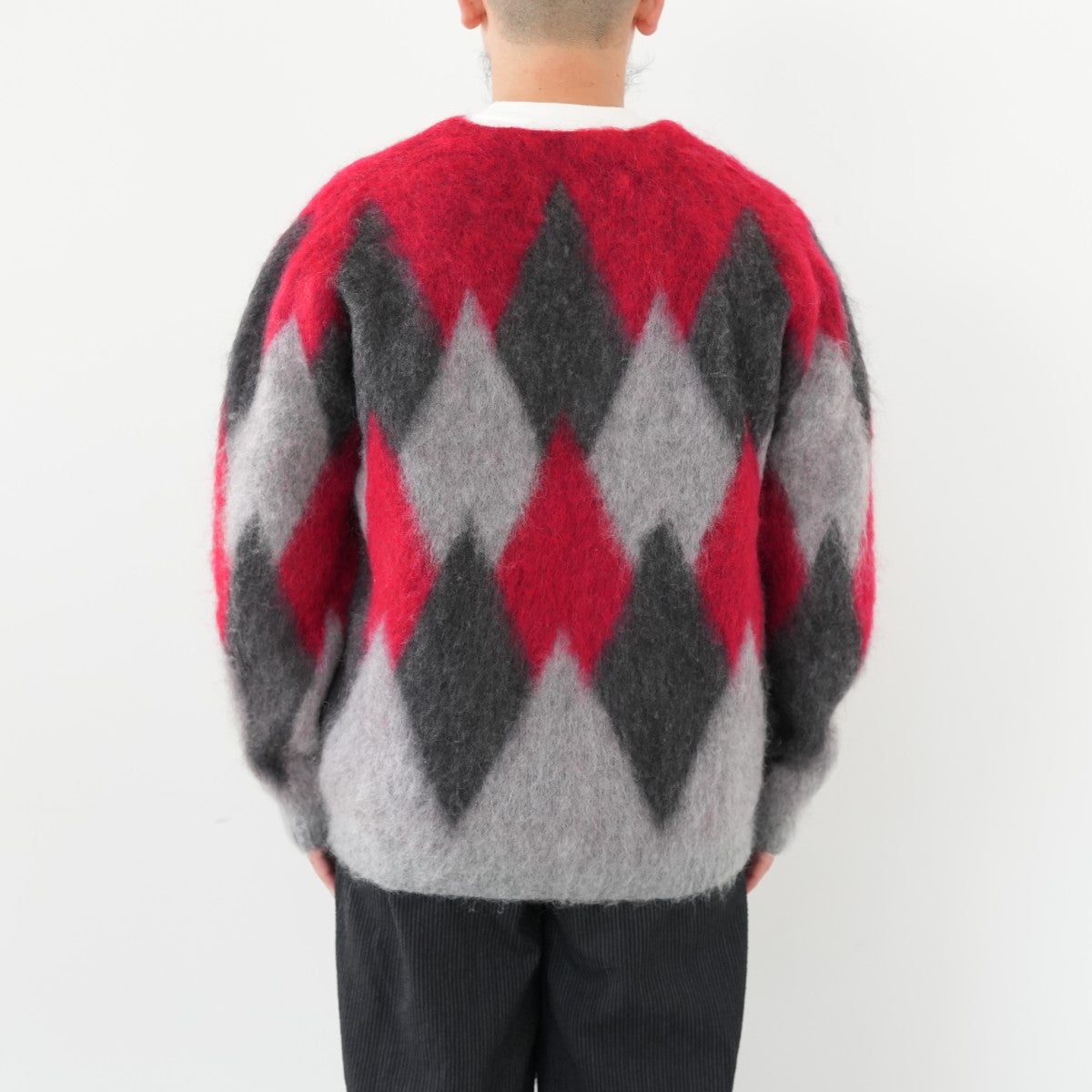 Argyle Mohair Cardigan アーガイルモヘアカーディガン