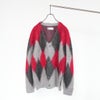 Argyle Mohair Cardigan アーガイルモヘアカーディガン