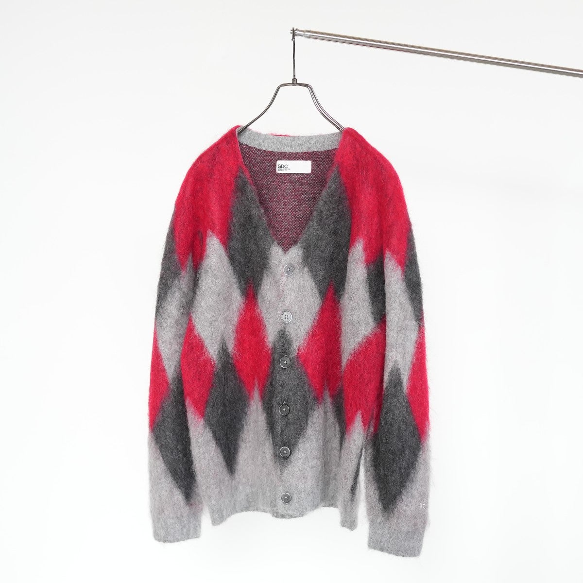 Argyle Mohair Cardigan アーガイルモヘアカーディガン
