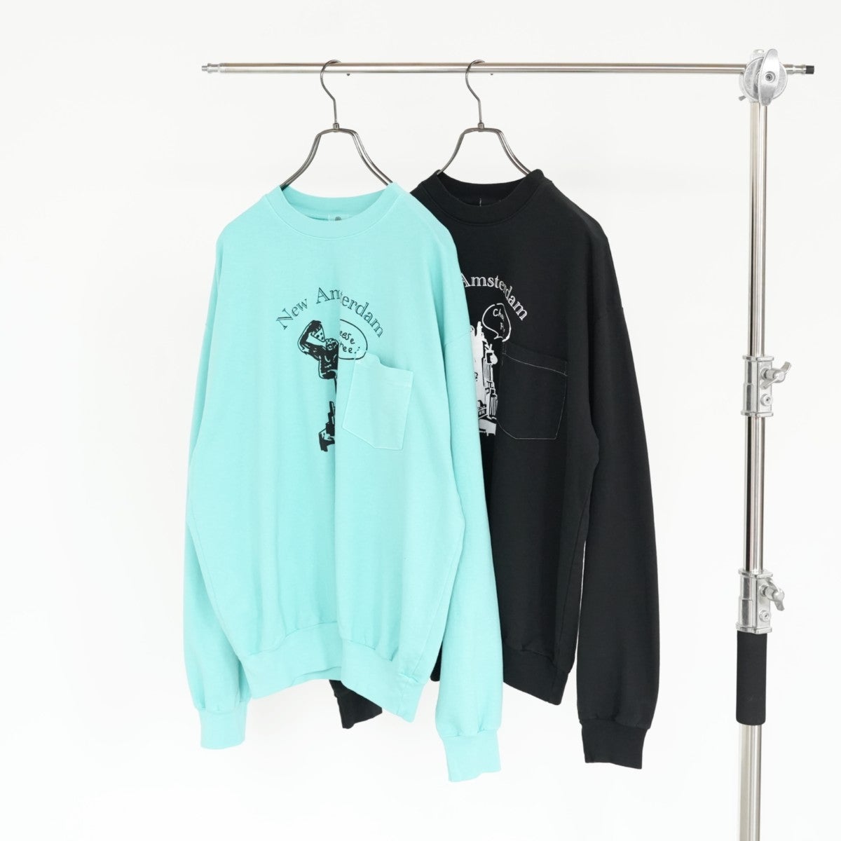 USA City Print N/Ams L/S シティープリントロングスリーブ