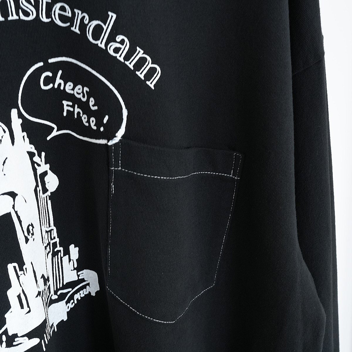USA City Print N/Ams L/S シティープリントロングスリーブ