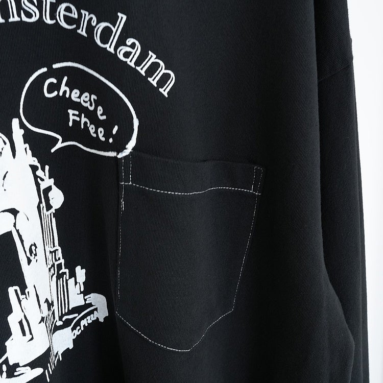USA City Print N/Ams L/S シティープリントロングスリーブ