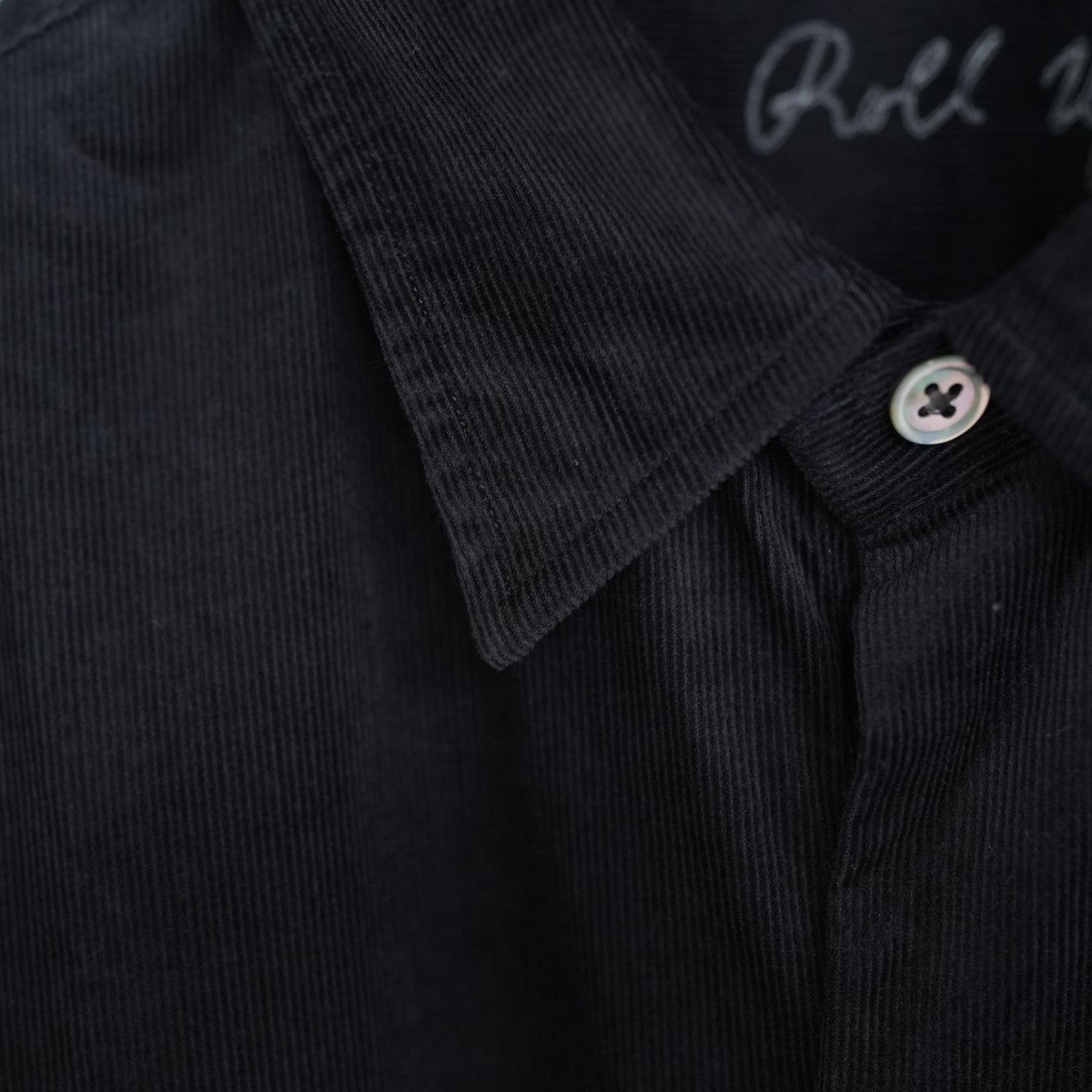 ROLL UP ORGANIC CORDUROY SHIRT ロールアップオーガニックコーデュロイシャツ