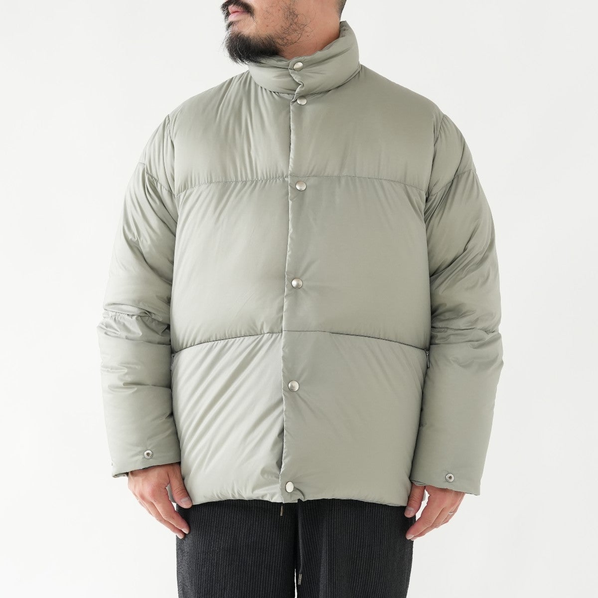 DOWN JACKET RECYCLE NYLON MINI RIPSTOP ダウンジャケットリサイクルナイロンミニリップストップ