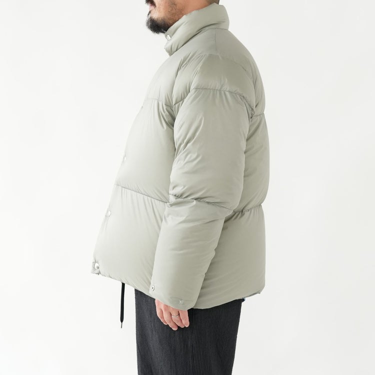 DOWN JACKET RECYCLE NYLON MINI RIPSTOP ダウンジャケットリサイクルナイロンミニリップストップ