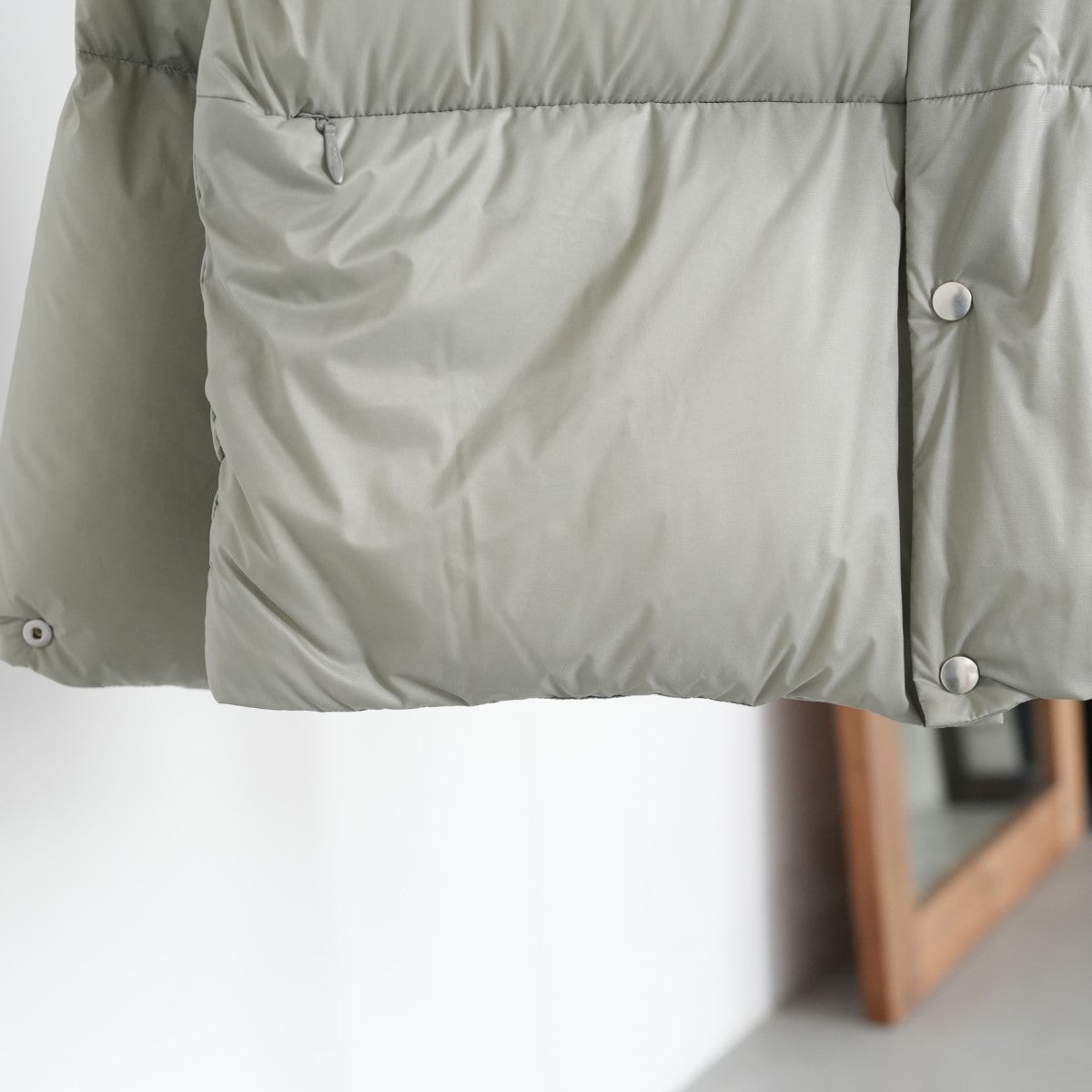 DOWN JACKET RECYCLE NYLON MINI RIPSTOP ダウンジャケットリサイクルナイロンミニリップストップ