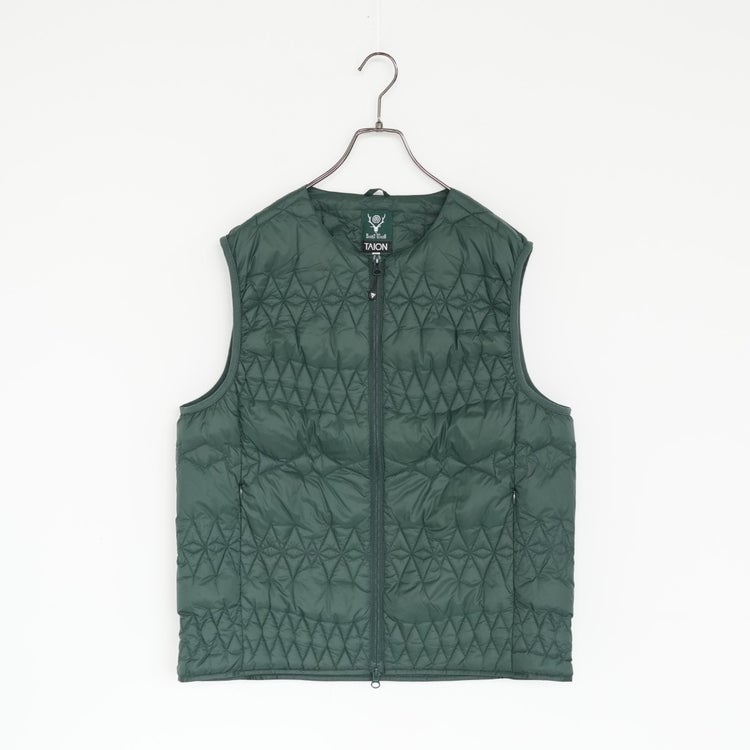 〈SOUTH2 WEST8〉x〈TAION〉 Inner Down Vest インナーダウンベスト