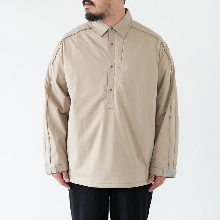 MATT TAFFETA THIN PADDED PO マット タフタ ライト パデッド プルオーバー