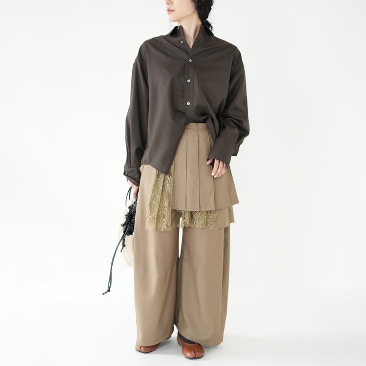 pleated skirt pants プリーツスカートパンツ
