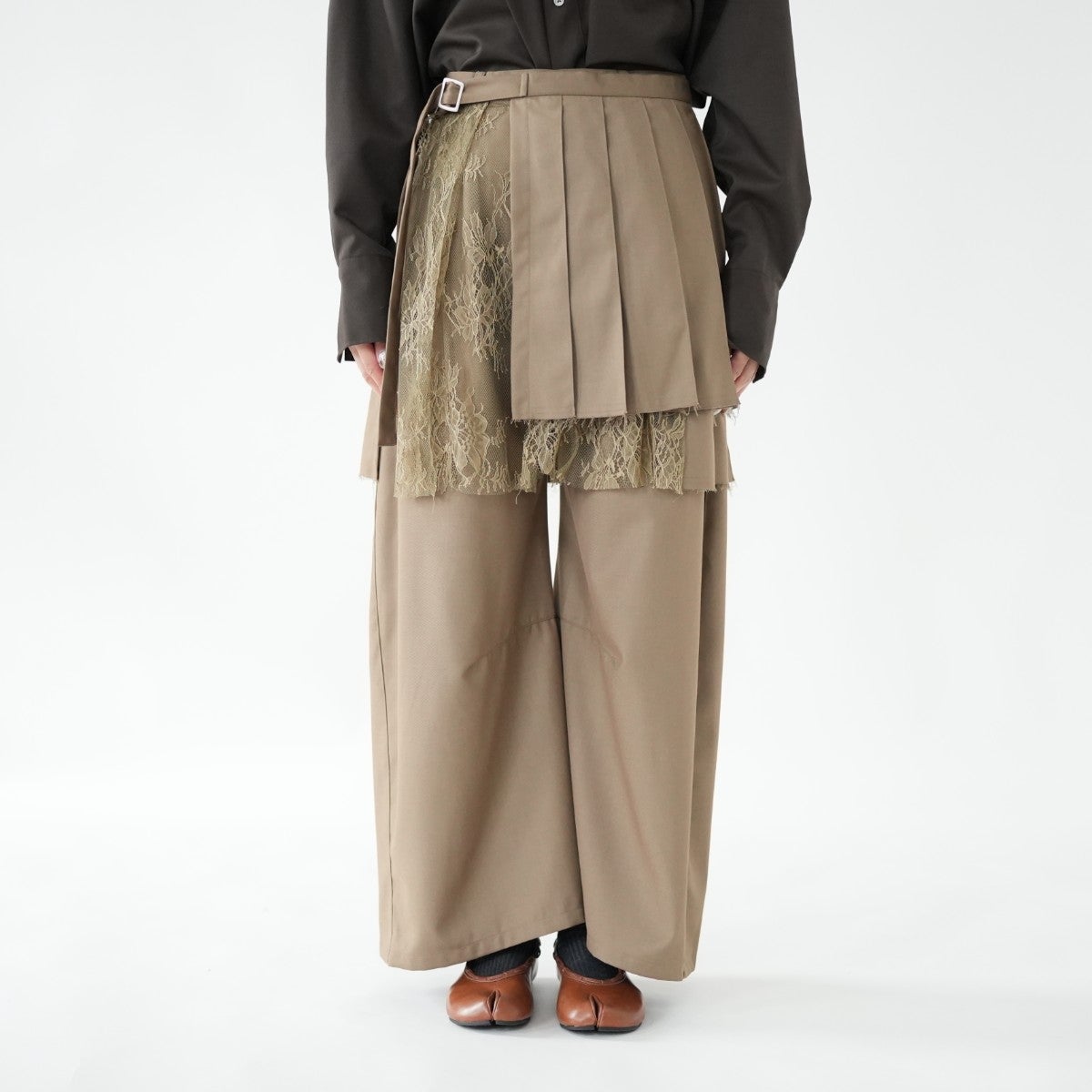 pleated skirt pants プリーツスカートパンツ