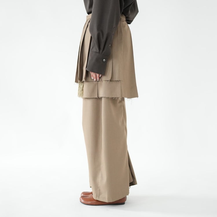 pleated skirt pants プリーツスカートパンツ