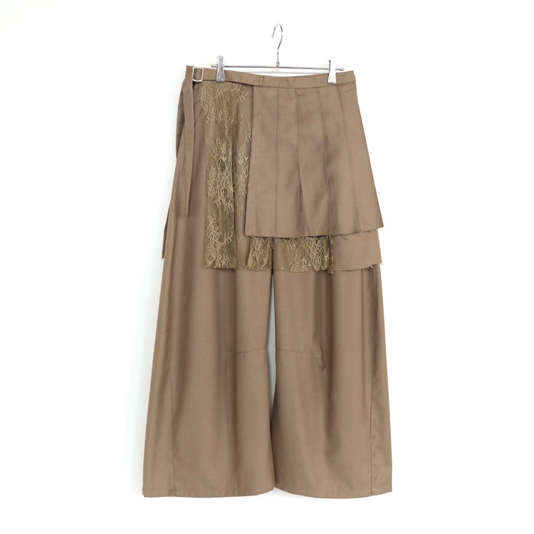 pleated skirt pants プリーツスカートパンツ
