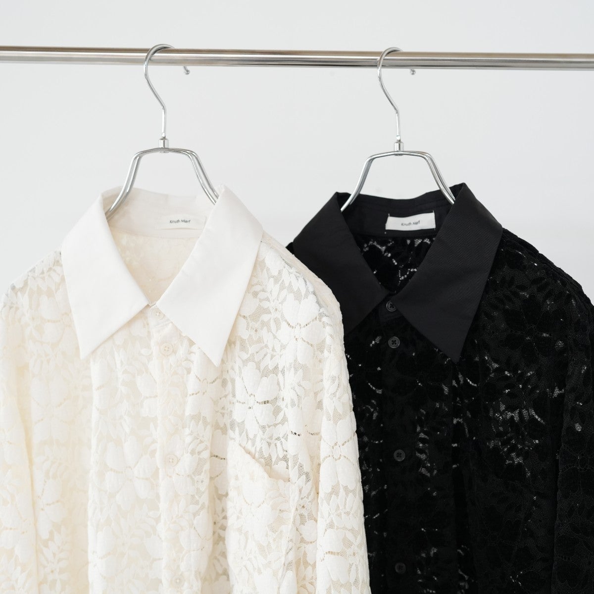 over lace shirt オーバーレースシャツ