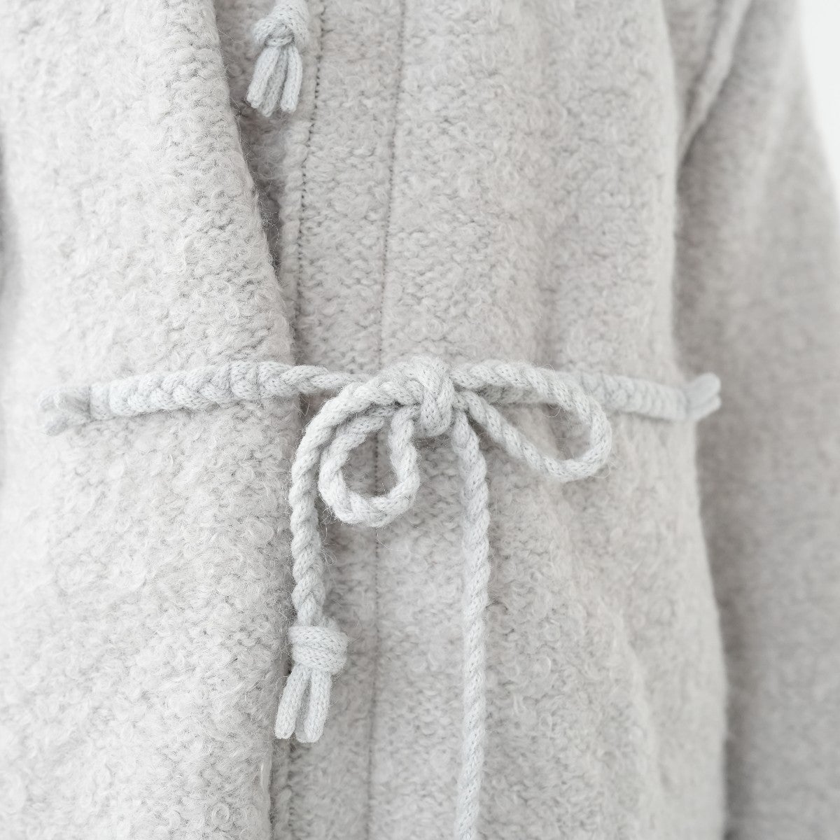 mohair＆shetland wool junbo loop knit jacket ジャンボループニットジャケット