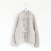 mohair＆shetland wool junbo loop knit jacket ジャンボループニットジャケット