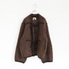 mohair＆shetland wool junbo loop knit jacket ジャンボループニットジャケット