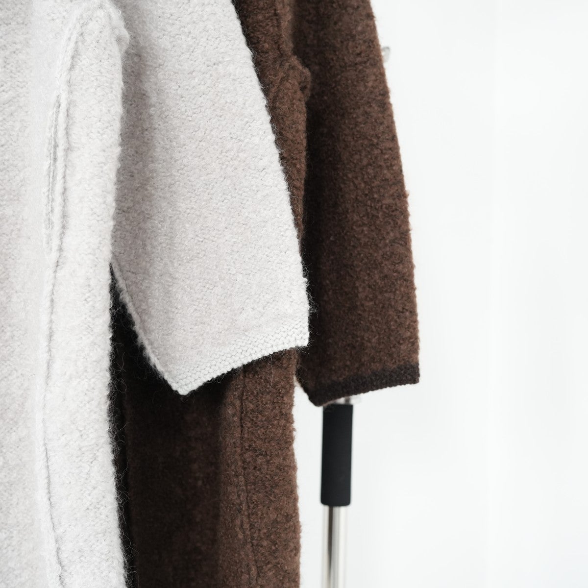 mohair＆shetland wool junbo loop knit coat ジャンボループニットコート