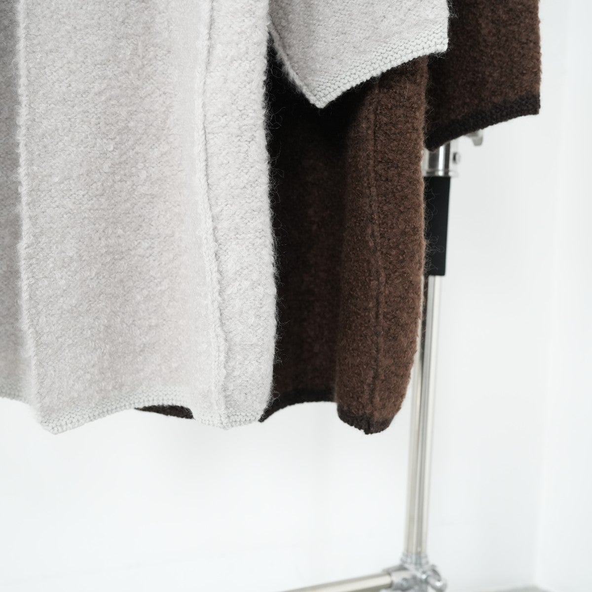 mohair＆shetland wool junbo loop knit coat ジャンボループニットコート