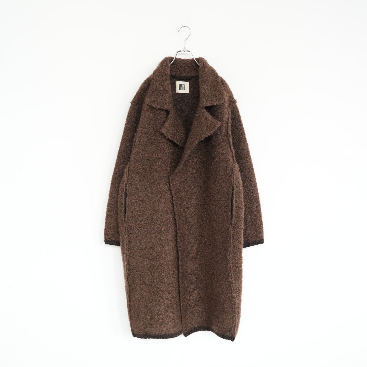mohair＆shetland wool junbo loop knit coat ジャンボループニットコート