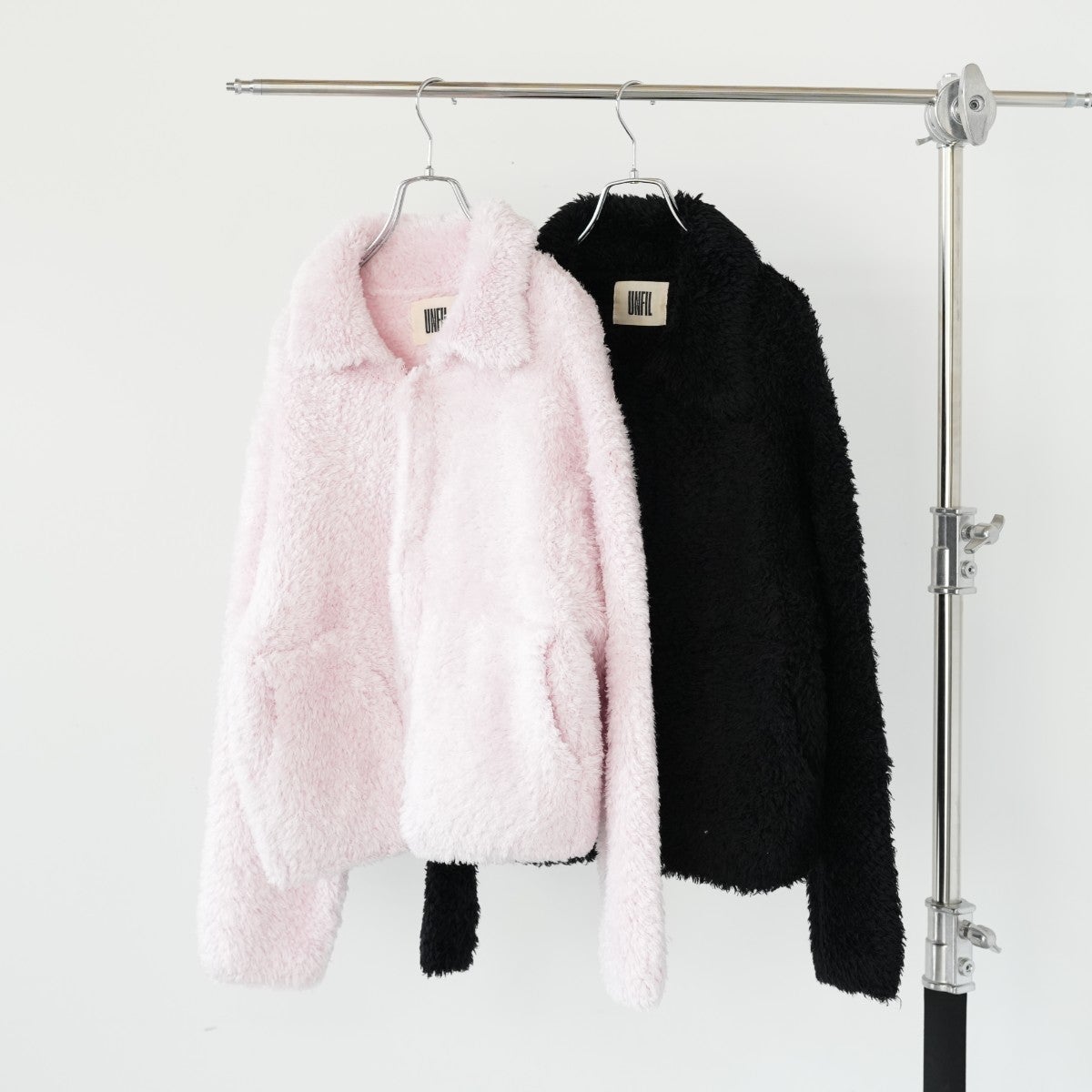 wool＆silk fur knit short coat ファーニットショートコート