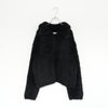 wool＆silk fur knit short coat ファーニットショートコート
