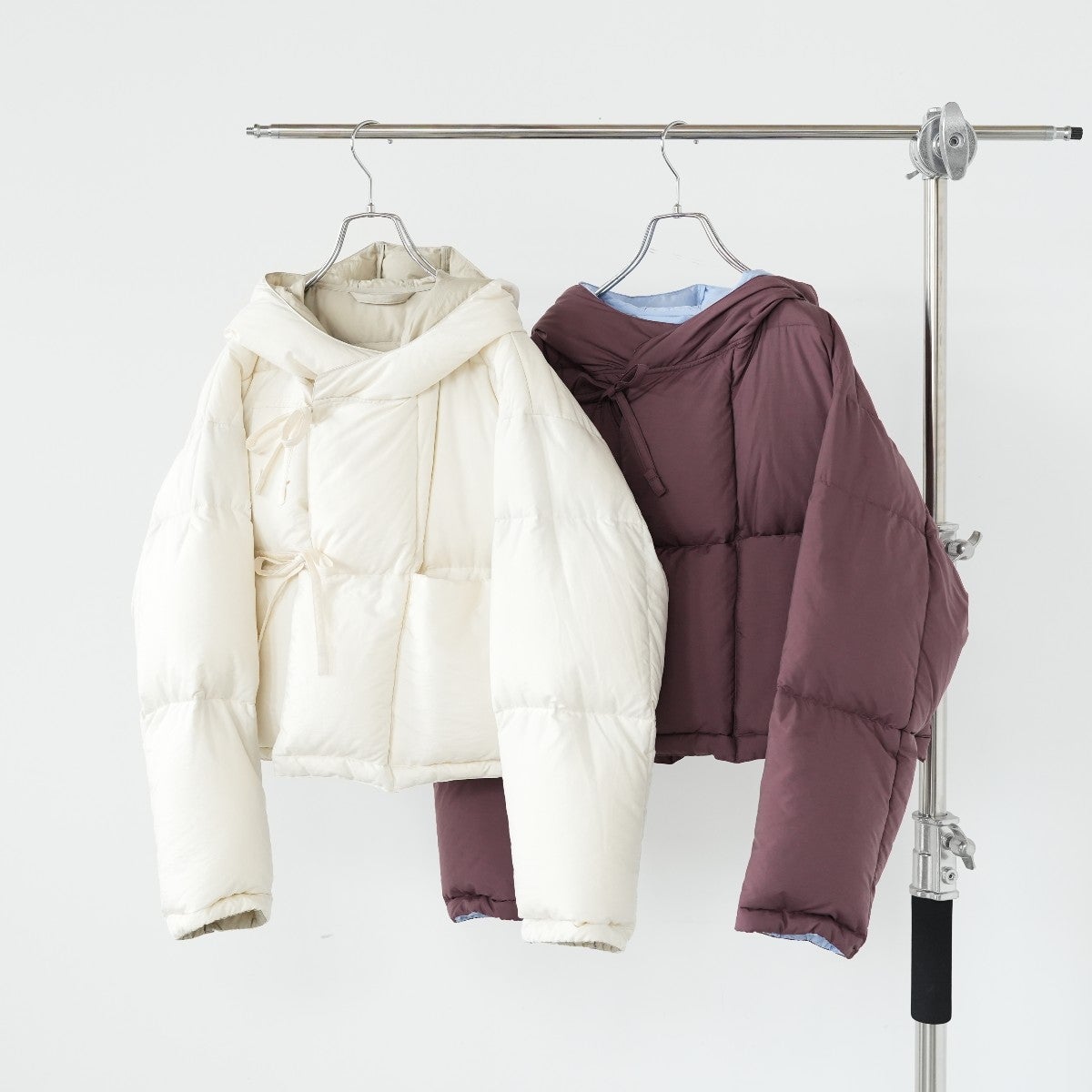 reversible cropped down jacket リバーシブルクロップドダウンジャケット