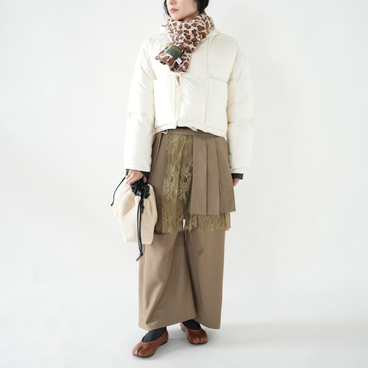 reversible cropped down jacket リバーシブルクロップドダウンジャケット