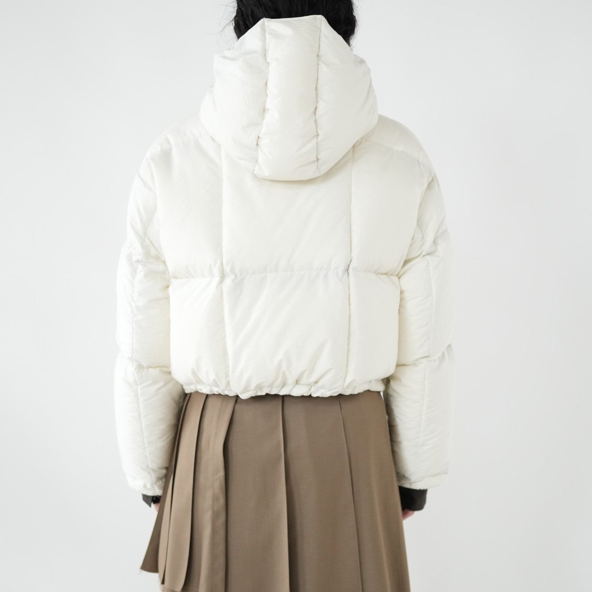 reversible cropped down jacket リバーシブルクロップドダウンジャケット