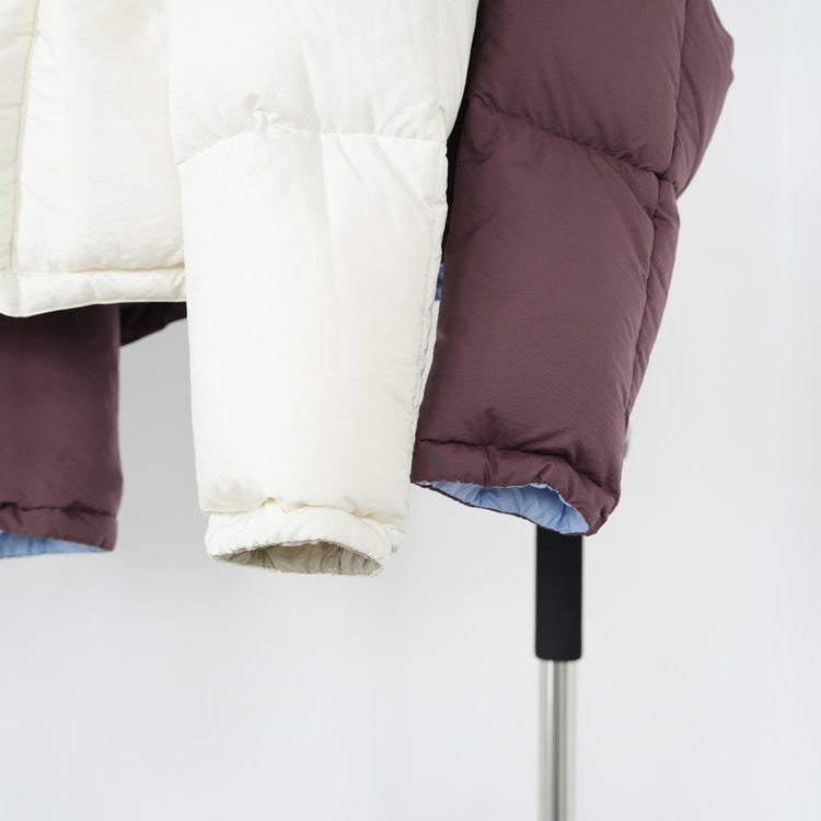 reversible cropped down jacket リバーシブルクロップドダウンジャケット
