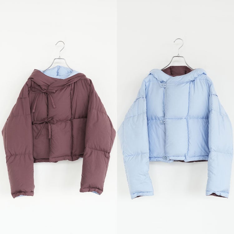 reversible cropped down jacket リバーシブルクロップドダウンジャケット