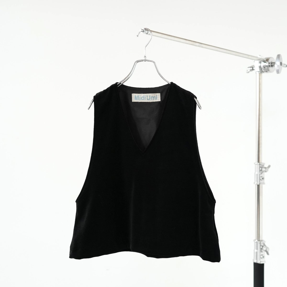 velour flare vest ベロアフレアベスト