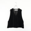 velour flare vest ベロアフレアベスト