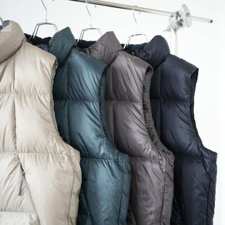 Crystalite Down Vest クリスタライトダウンベスト